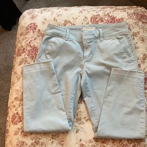 LOFT light blue cropped pants